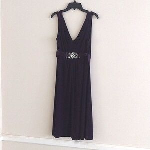 Purple Sleeveless Dress by Scarlett Nite